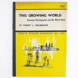 Vtg Economic Development & The World Bank Pamphlet